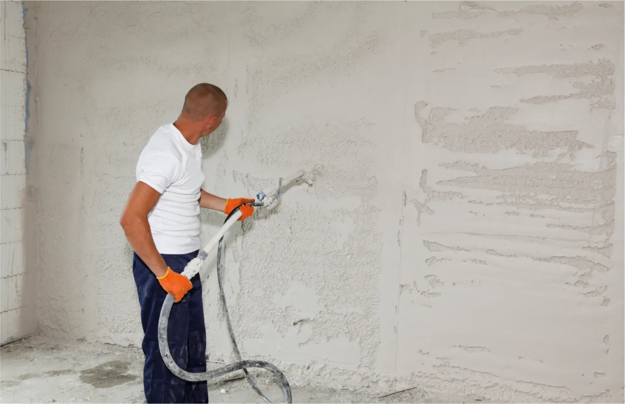 C I Amenagement Interieur Platrerie Saint Herblain Projection De Platre Sur Les Murs 1